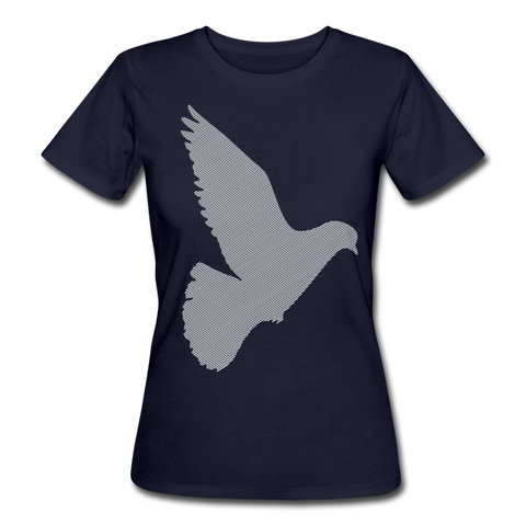 Women's Organic T-Shirt "peace" - navy