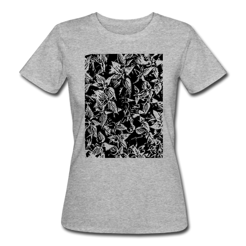 Women's Organic T-Shirt Texture Urtica - heather grey