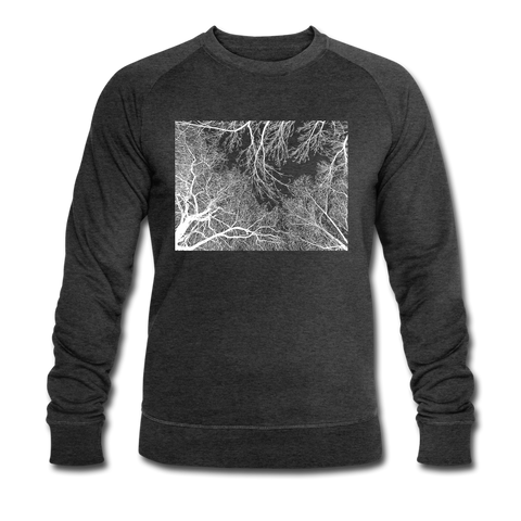Men’s Organic Sweatshirt Nature Treesky 001 - dark grey heather