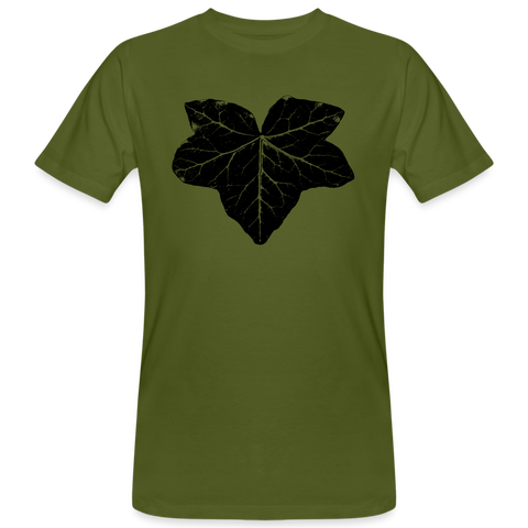 Men's Organic T-Shirt Hedera Leaf - moss green