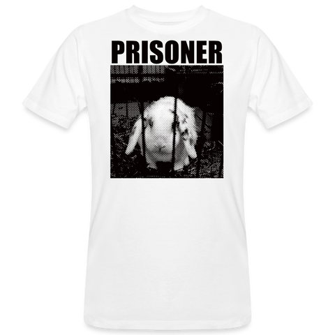Men's Organic T-Shirt Prisoner - white