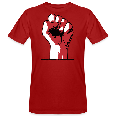 Men's Organic T-Shirt Resist - dark red